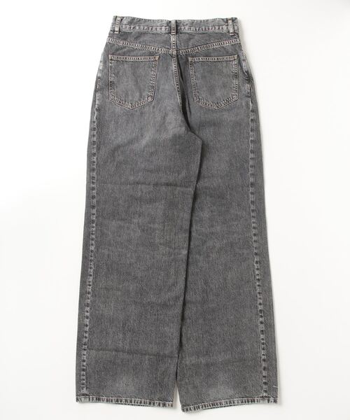 JOHN LAWRENCE SULLIVAN（ジョンローレンスサリバン）の「JOHN LAWRENCE SULLIVAN WASHED DENIM WIDE PANTS (JLS-02-22-L)（デニムパンツ・メンズ・インディゴブルー/ブラック・44/46/48）」の5枚目の写真
