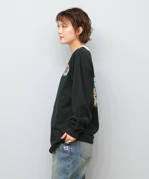 SANTA CRUZ(サンタクルーズ)の「SANTACRUZ/サンタクルーズ バックプリントロンT 502251431(Tシャツ/カットソー・レディース・ホワイト/ライトブラック・L/M)」の10枚目の写真