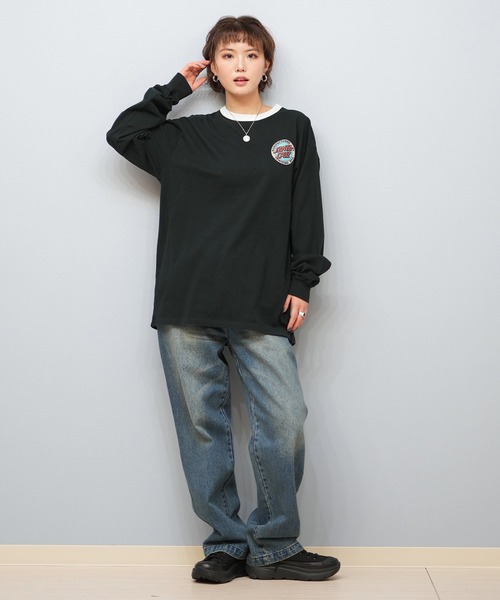 SANTA CRUZ(サンタクルーズ)の「SANTACRUZ/サンタクルーズ バックプリントロンT 502251431(Tシャツ/カットソー・レディース・ホワイト/ライトブラック・L/M)」の14枚目の写真