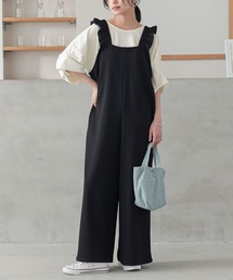 n'OrLABEL | 『肩フリルサロペット』(サロペット/オーバーオール)