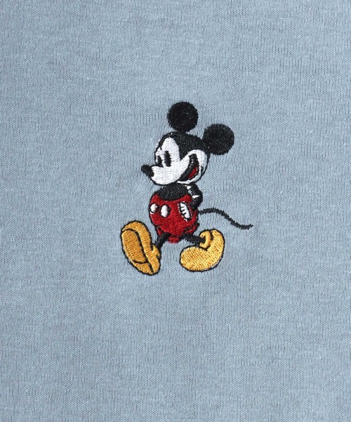Disney(ディズニー)の「Disney/ディズニー ミッキー ミニー ドナルド デイジー グーフィー ワンポイン刺繍 フロント バックプリントロンT 長袖 レディース メンズ(Tシャツ/カットソー・レディース・ブラック/サックスブルー/ライトグリーン/アイボリー・M/L/LL)」の16枚目の写真