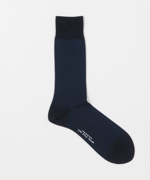 URBAN RESEARCH DOORS(アーバンリサーチドアーズ)の「LIFE STYLE TAILOR バーズアイドレスソックス(ソックス/靴下・メンズ・ブラック/ブラウン/ネイビー・-)」の7枚目の写真
