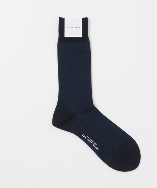 URBAN RESEARCH DOORS(アーバンリサーチドアーズ)の「LIFE STYLE TAILOR バーズアイドレスソックス(ソックス/靴下・メンズ・ブラック/ブラウン/ネイビー・-)」の8枚目の写真