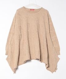 【チャイハネ】ジャカードコットンニットペイズリートップス