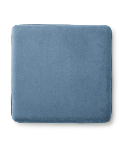 無印良品（ムジルシリョウヒン）の「高反発シートクッション　４０×４０ｃｍ（クッション/クッションカバー・メンズ・ベージュ/ブルー系/チャコールグレー・FREE）」の3枚目の写真