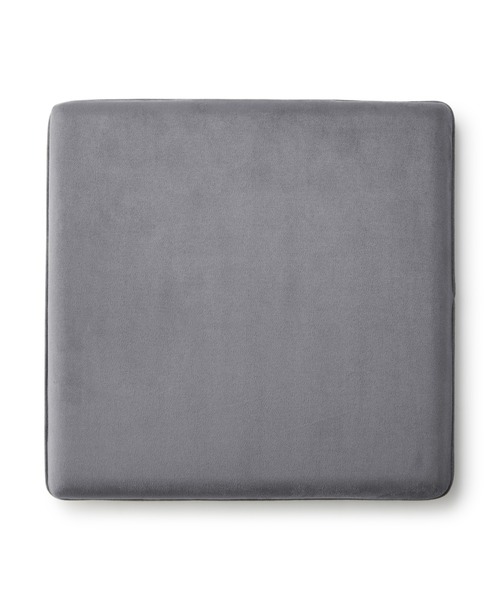 無印良品（ムジルシリョウヒン）の「高反発シートクッション　４０×４０ｃｍ（クッション/クッションカバー・メンズ・ベージュ/ブルー系/チャコールグレー・FREE）」の2枚目の写真