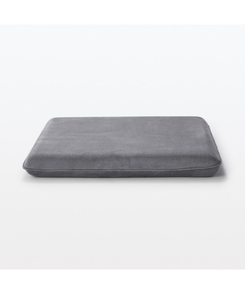 無印良品（ムジルシリョウヒン）の「高反発シートクッション　４０×４０ｃｍ（クッション/クッションカバー・メンズ・ベージュ/ブルー系/チャコールグレー・FREE）」の4枚目の写真