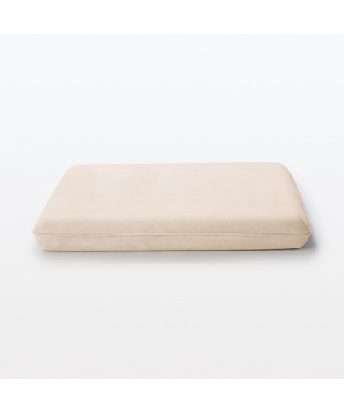 無印良品（ムジルシリョウヒン）の「高反発シートクッション　４０×４０ｃｍ（クッション/クッションカバー・メンズ・ベージュ/ブルー系/チャコールグレー・FREE）」の6枚目の写真