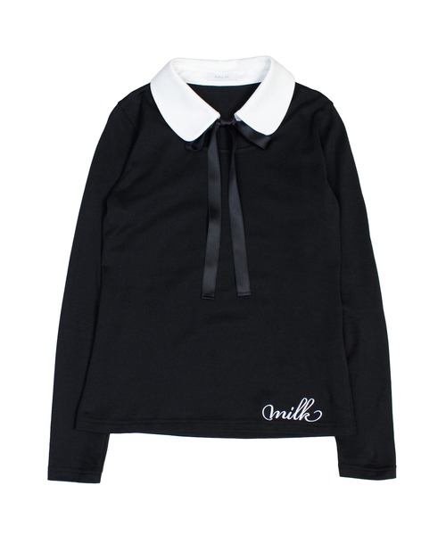 MILK(ミルク)の「ラウンドカラー トップス(Tシャツ/カットソー・レディース・B/C/A・FREE)」の1枚目の写真