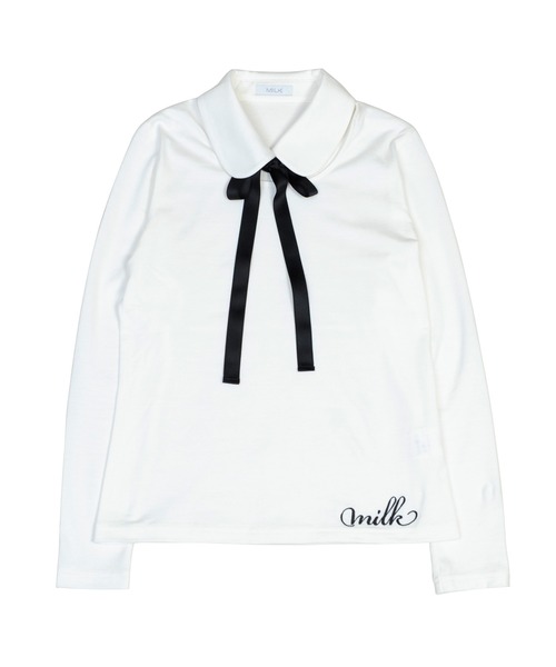 MILK(ミルク)の「ラウンドカラー トップス(Tシャツ/カットソー・レディース・B/C/A・FREE)」の4枚目の写真