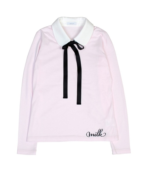 MILK(ミルク)の「ラウンドカラー トップス(Tシャツ/カットソー・レディース・B/C/A・FREE)」の5枚目の写真