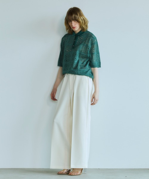 New Classic レースポロニット（ポロシャツ）｜OPULENCE