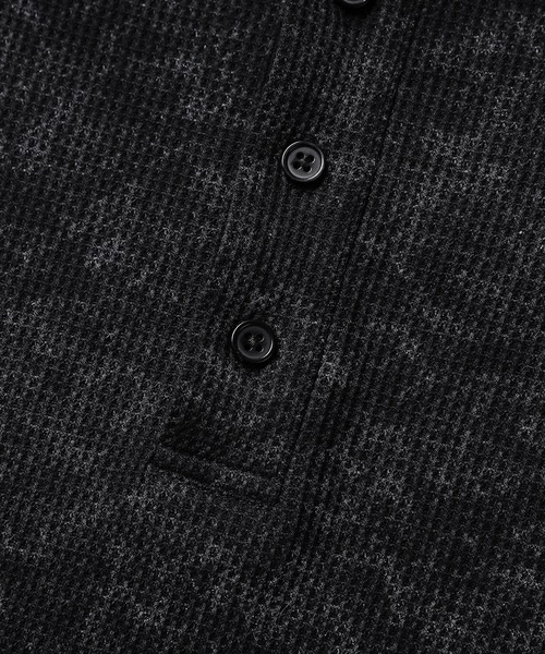 MSG(エムエスジー)の「刺繍ロゴサーマルロングスリーブTシャツ(Tシャツ/カットソー・メンズ・グレー/ブラック/ブラック系/ホワイト・S/M/L/XL)」の11枚目の写真