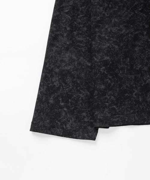 MSG(エムエスジー)の「刺繍ロゴサーマルロングスリーブTシャツ(Tシャツ/カットソー・メンズ・グレー/ブラック/ブラック系/ホワイト・S/M/L/XL)」の12枚目の写真