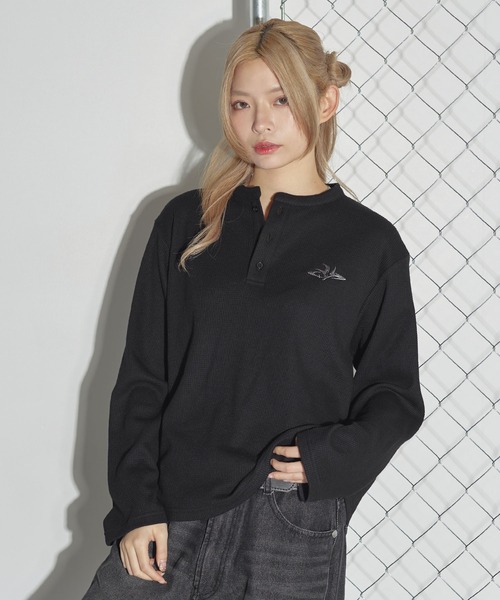 Supreme × Slayer サーマル ロンT 刺繍 Tシャツ M SUPREME ゼブラ柄サーマルロングTシャツ カットソー Drip