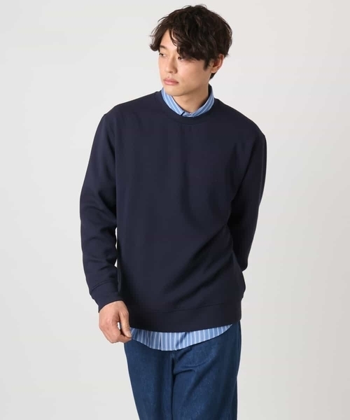 a.v.v(アーヴェヴェ)の「【イージーケア】カラーストライプワイドシルエットシャツ(シャツ/ブラウス・メンズ・ブルー/グリーン・46/48)」の3枚目の写真