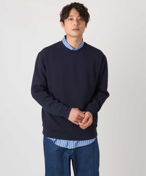 a.v.v(アーヴェヴェ)の「【イージーケア】カラーストライプワイドシルエットシャツ(シャツ/ブラウス・メンズ・ブルー/グリーン・46/48)」の4枚目の写真