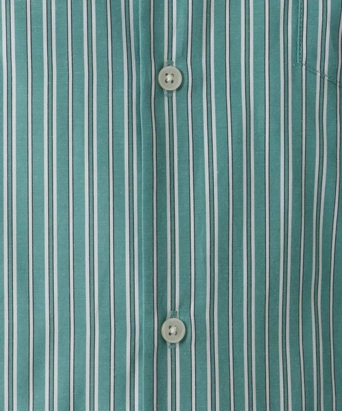 a.v.v(アーヴェヴェ)の「【イージーケア】カラーストライプワイドシルエットシャツ(シャツ/ブラウス・メンズ・ブルー/グリーン・46/48)」の15枚目の写真