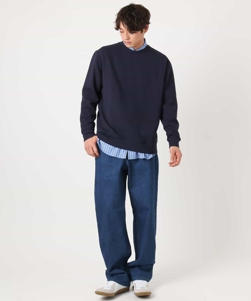 a.v.v(アーヴェヴェ)の「【イージーケア】カラーストライプワイドシルエットシャツ(シャツ/ブラウス・メンズ・ブルー/グリーン・46/48)」の20枚目の写真