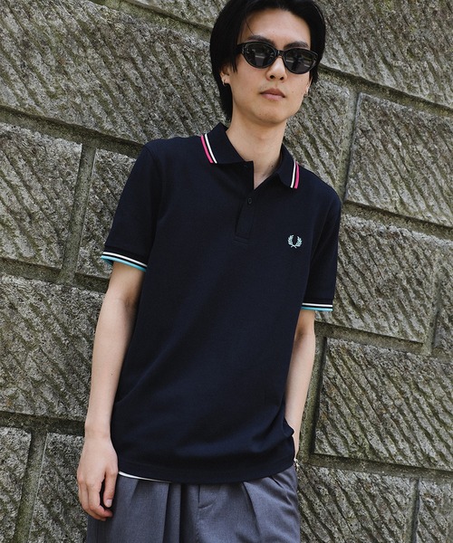 FRED PERRY ブラック ポロシャツ M3600 FRED PERRY フレッドペリー ポロシャツ M3600 メンズ m3600-238