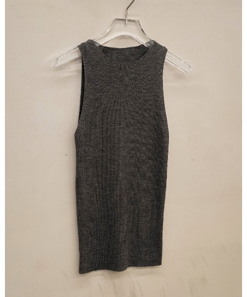 TODAYFUL（トゥデイフル）の「Merinowool 100% Tanktop（Tシャツ/カットソー・レディース・チャコールグレー/チョコ/キナリ・FREE）」の13枚目の写真