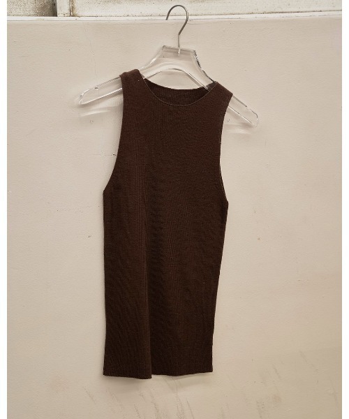 TODAYFUL（トゥデイフル）の「Merinowool 100% Tanktop（Tシャツ/カットソー・レディース・チャコールグレー/チョコ/キナリ・FREE）」の14枚目の写真