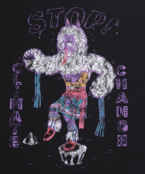 チチカカ（チチカカ）の「カチナベアプリントＴシャツ（Tシャツ/カットソー・レディース・ベージュ/レッド/ブラック・FREE）」の16枚目の写真