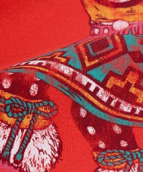 チチカカ（チチカカ）の「カチナベアプリントＴシャツ（Tシャツ/カットソー・レディース・ベージュ/レッド/ブラック・FREE）」の17枚目の写真