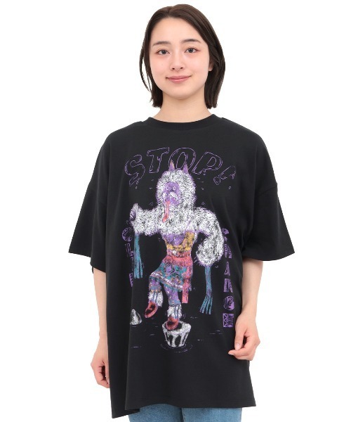 チチカカ（チチカカ）の「カチナベアプリントＴシャツ（Tシャツ/カットソー・レディース・ベージュ/レッド/ブラック・FREE）」の9枚目の写真