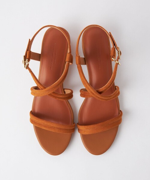 green label relaxing(グリーンレーベルリラクシング)の「パデッドクロス サンダル(3cmヒール)(サンダル・レディース・ブラック/ブラウン/ターコイズブルー・S/M/L/XL)」の18枚目の写真