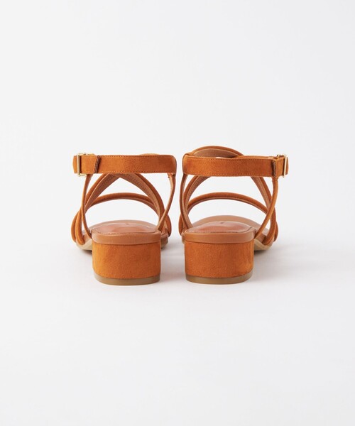 green label relaxing(グリーンレーベルリラクシング)の「パデッドクロス サンダル(3cmヒール)(サンダル・レディース・ブラック/ブラウン/ターコイズブルー・S/M/L/XL)」の16枚目の写真