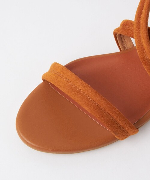 green label relaxing(グリーンレーベルリラクシング)の「パデッドクロス サンダル(3cmヒール)(サンダル・レディース・ブラック/ブラウン/ターコイズブルー・S/M/L/XL)」の13枚目の写真