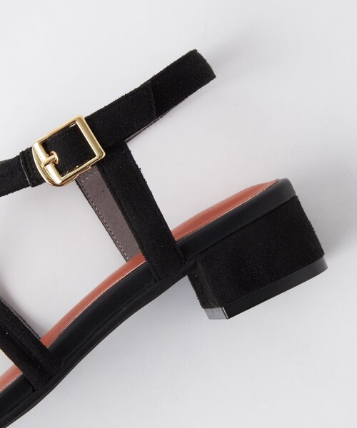 green label relaxing(グリーンレーベルリラクシング)の「パデッドクロス サンダル(3cmヒール)(サンダル・レディース・ブラック/ブラウン/ターコイズブルー・S/M/L/XL)」の9枚目の写真