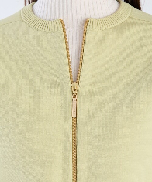 To b. by agnes b.（トゥービーバイアニエスベー）の「トゥービーライトニットブルゾン（ブルゾン・レディース・カーキ・FREE）」の6枚目の写真