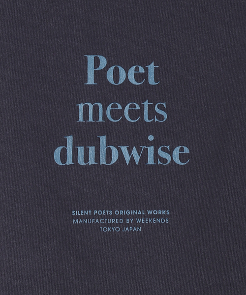 journal standard L'essage(ジャーナルスタンダードレサージュ)の「POETMEETSDUBWISE LOGO Low Oversized:Tシャツ(Tシャツ/カットソー・レディース・ライトグレー/ネイビー・FREE)」の20枚目の写真