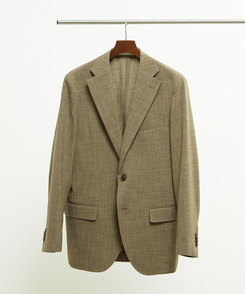 MEN'S MELROSE(メンズメルローズ)の「トラベストブッチャーコンフォートジャケット(セットアップ可)(テーラードジャケット・メンズ・ネイビー/ベージュ・3/4/5/2)」の11枚目の写真