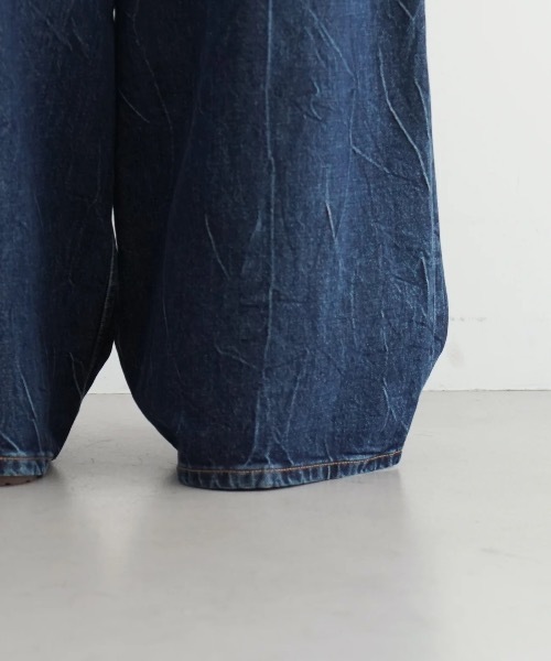 GANNI Crinkled Future Denim Marri
