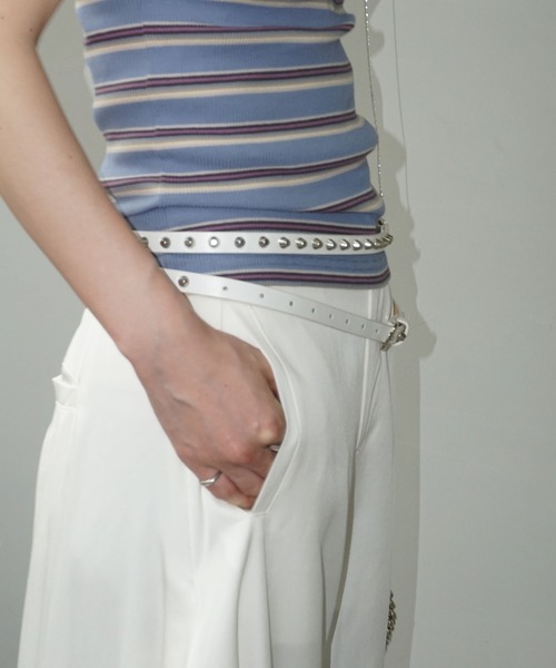 YOUYILIN】2wayドレープ ワイドシルエットパンツ CHYOUW25s007