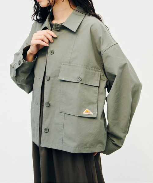 KELTY(ケルティ)の「ショート シャツ ブルゾン(ブルゾン・レディース・ライトブルー/カーキ/ブラック/ベージュ・FREE)」の15枚目の写真