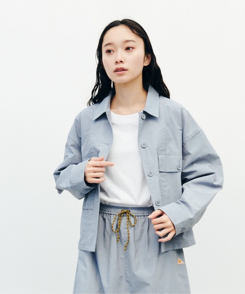 KELTY(ケルティ)の「ショート シャツ ブルゾン(ブルゾン・レディース・ライトブルー/カーキ/ブラック/ベージュ・FREE)」の22枚目の写真