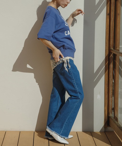 REMME（レメ）の「REMME　ストラップフラットシューズ（その他シューズ・レディース・ホワイト/ブラック・37/38）」の4枚目の写真