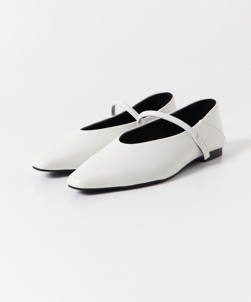 REMME（レメ）の「REMME　ストラップフラットシューズ（その他シューズ・レディース・ホワイト/ブラック・37/38）」の8枚目の写真