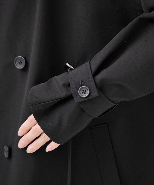 VACHEMENT/ヴァシュモン】リサイクルシェルタフタショートトレンチ