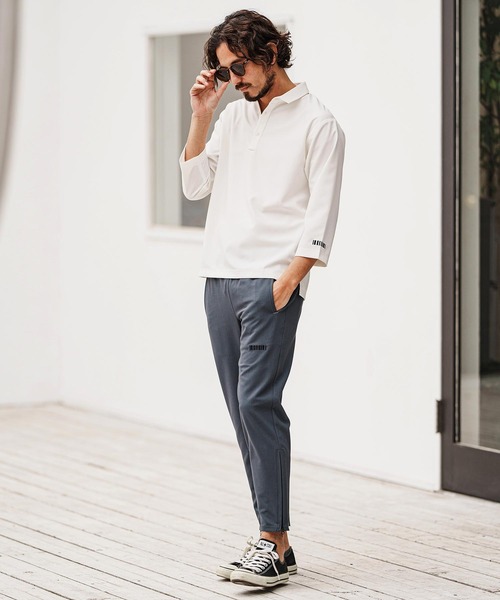 felkod(フィルコッド)の「mp13317- Light Oxford Easy Pants イージーパンツ(その他パンツ・メンズ・ネイビー/ブラック・L/M/S)」の8枚目の写真