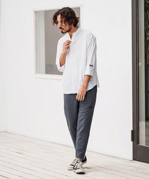 felkod(フィルコッド)の「mp13317- Light Oxford Easy Pants イージーパンツ(その他パンツ・メンズ・ネイビー/ブラック・L/M/S)」の12枚目の写真