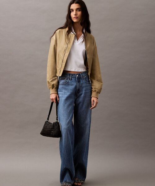 Calvin Klein(カルバン・クライン)の「ロゴリブ ポロシャツ(ポロシャツ・レディース・ブラック/ライトピンク/ホワイト・M/S/XS)」の10枚目の写真
