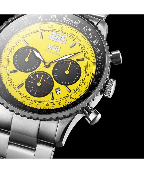 ANGELCLOVER（エンジェルクローバー）の「Angel Clover/エンジェルクローバー MFゴーストコラボ 腕時計 ACL-NTS44MFGSU メンズ（アナログ腕時計・メンズ・イエロー・FREE）」の4枚目の写真