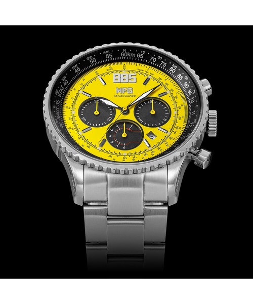 ANGELCLOVER（エンジェルクローバー）の「Angel Clover/エンジェルクローバー MFゴーストコラボ 腕時計 ACL-NTS44MFGSU メンズ（アナログ腕時計・メンズ・イエロー・FREE）」の5枚目の写真