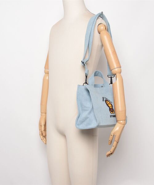 BABY MILO DENIM SMALL TOTE BAG