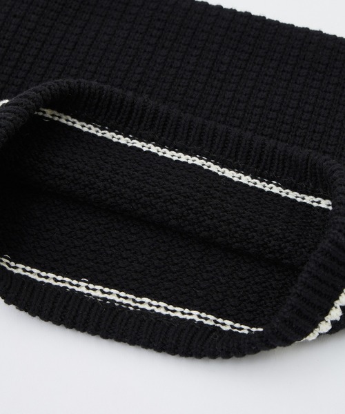 X-girl（エックスガール）の「CAT EAR BEANIE（ニットキャップ/ビーニー・レディース・ホワイト/ブラック・ONE SIZE）」の5枚目の写真